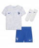 Günstige Frankreich Lucas Hernandez #21 Auswärts Trikotsatzt Kinder WM 2022 Kurzarm (+ Kurze Hosen)